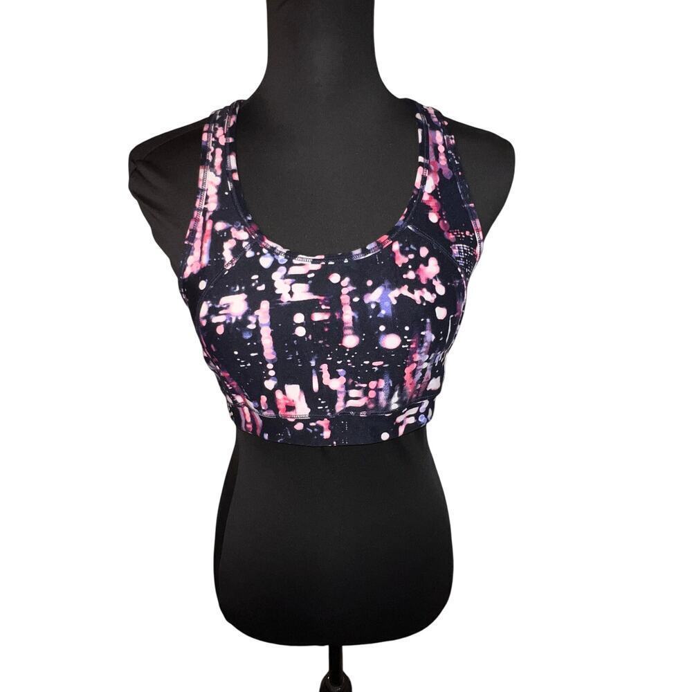 Calvin Klein Womens Size Large Racerback Mesh performance‎ Exercise Bra/Top